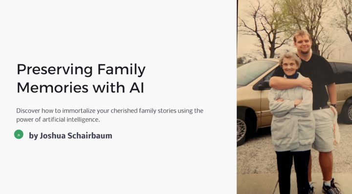 Discover the Power of AI to Preserve Cherished Memories